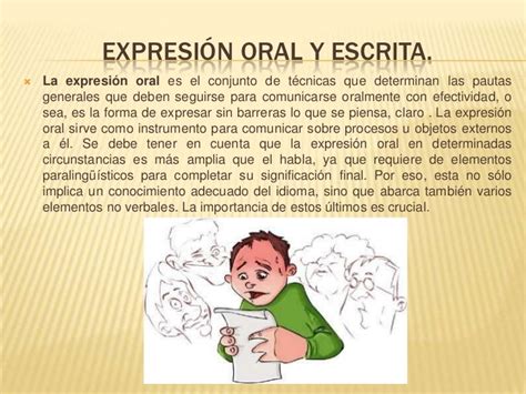 La Expresion Oral Y Escrita