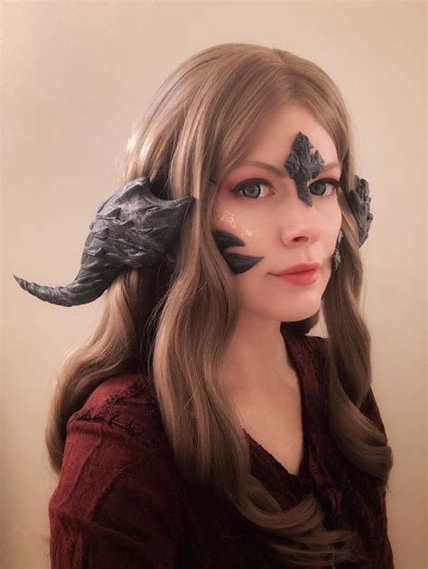 Cosplay Dragon Horns Female 02 Etsy