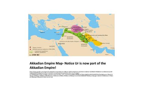 Map Of Akkadian Empire