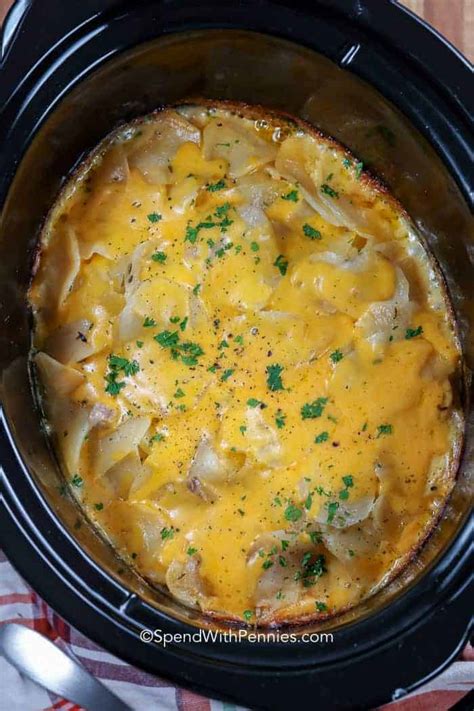 My roommate and i felt the dish was not cheesy enough and lacked the kick other dishes from this site had. The 20 Best Ideas for Scalloped Potatoes In Crock Pot ...