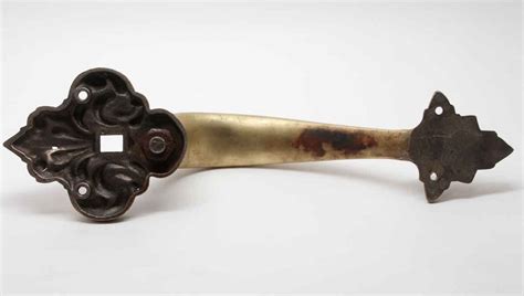 Antique French Bronze Door Pull Olde Good Things
