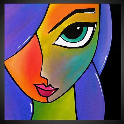 296 Best Art Abstract Faces Images On Pinterest