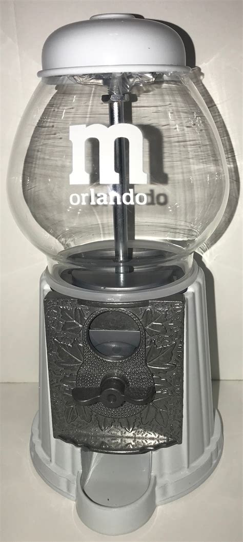 Mandms Orlando Retro Gumball Style Machine Candy Dispenser New With Tag