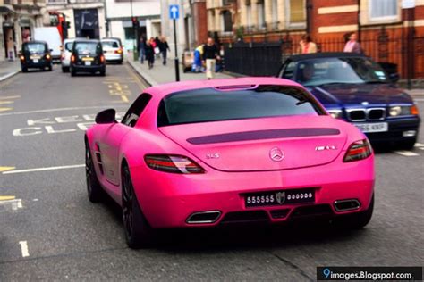 Pink Mercedes Benz Car Image ~ Couple Picture