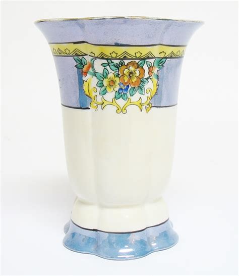 Lot Detail Vintage Noritake Hand Painted Vase