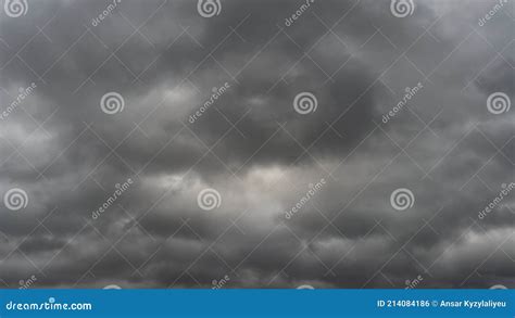 Gray Rain Clouds Weather Before The Rain Stock Photo Image Of