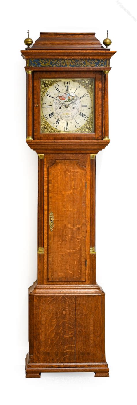 Antiques Atlas Oak 8 Day Longcase Clock J Whitworth Lussley 1780