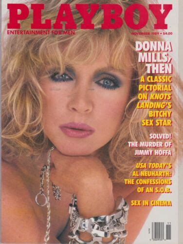 PLAYBOY NOVEMBER A RENEE TENISON DONNA MILLS NUDE PICTORIAL