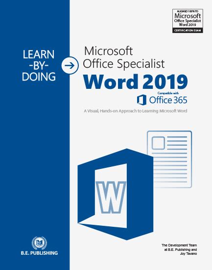 Learn By Doing Microsoft Office Specialist Word 2019