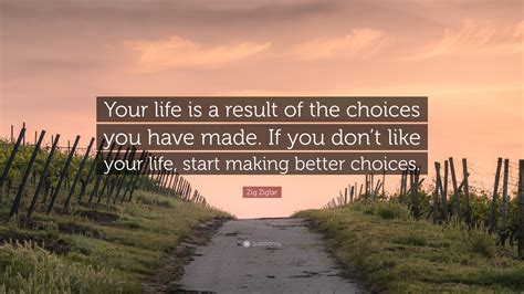 How to let go of the past and trust again. Zig Ziglar Quote: "Your life is a result of the choices ...