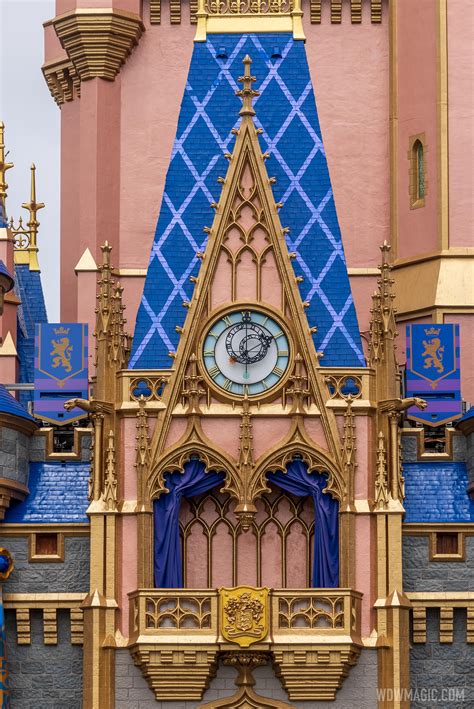 First Phase Of The Cinderella Castle 50th Anniversary Overlay Now
