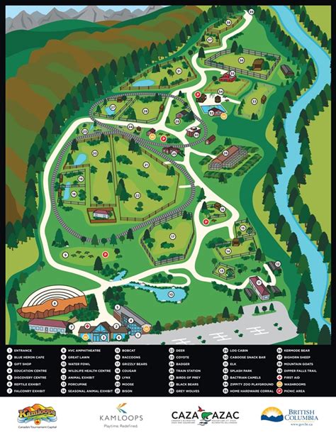 Visitor Park Map Bc Wildlife Park Its All Happening At The Park