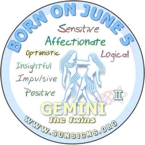 June 5 Birthday Horoscope Personality Sun Signs