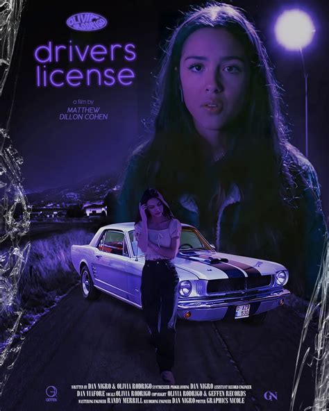 Drivers License By Olivia Rodrigo Music Poster Vintage Posters Olivia