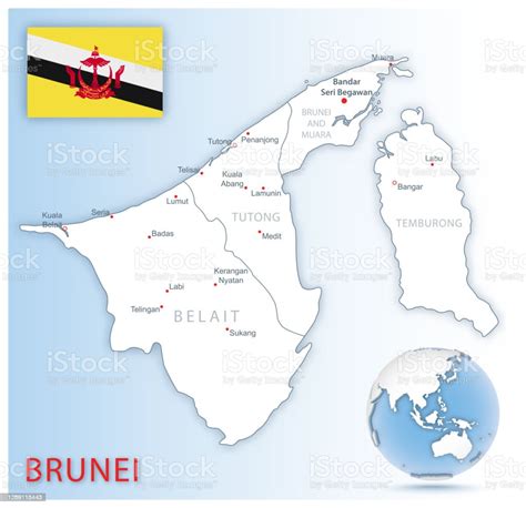 Detail Gambar Peta Negara Brunei Darussalam Koleksi Nomer 17