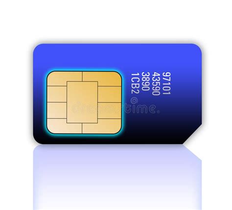 Mobile Phone Sim Card Stock Illustration Illustration Of Cell 27016939