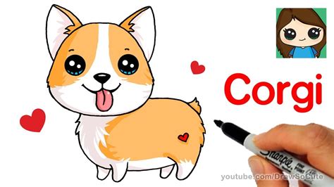 Learn Easy Step By Step Tutorial On How To Draw A Dog Cute That Anyone