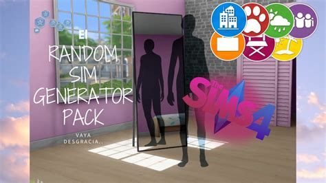 Vaya Pintas😆 Random Sim Generator Los Sims 4 Youtube