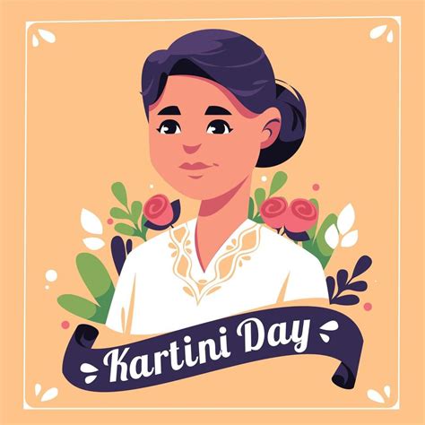 Kartini Day Illustration With Women Representing Kartini 2207259 Vector