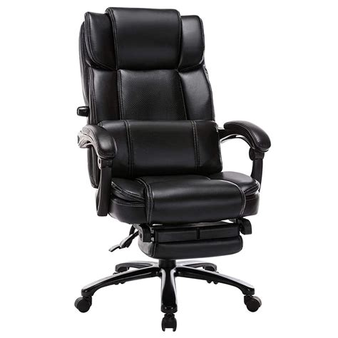 Big And Tall Reclining Office Chair High Back Executive Computer Desk
