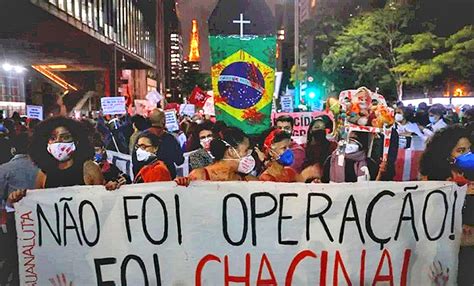 miles de personas protestan contra el racismo y la violencia policial en brasil