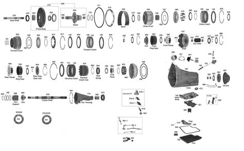 C6 Transmission Parts Diagram Trans Parts Online