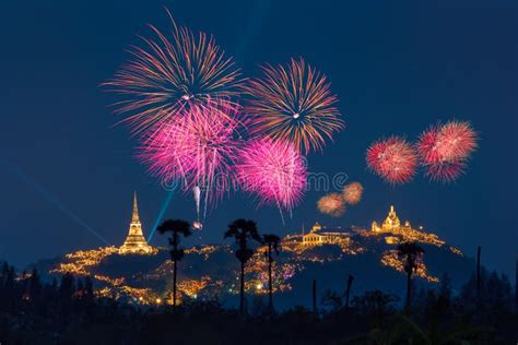 Fireworks Festival At Thailand Stock Image Image Of Bright Firework