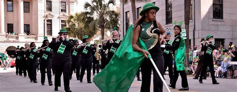 Discover Savannahs St Patricks Day Parade Marching Band Trips