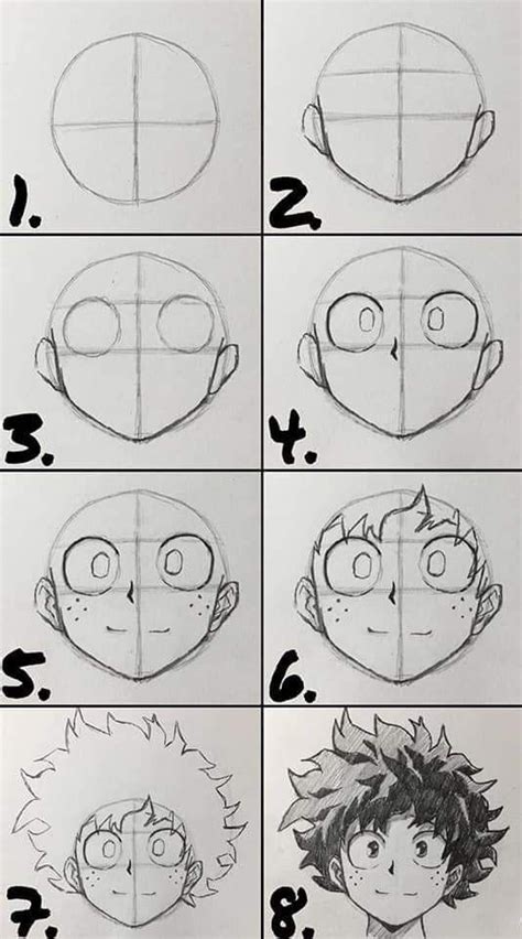 Anime Drawing Sketches Step By Step Tutoriais De Desenho Tutoriais