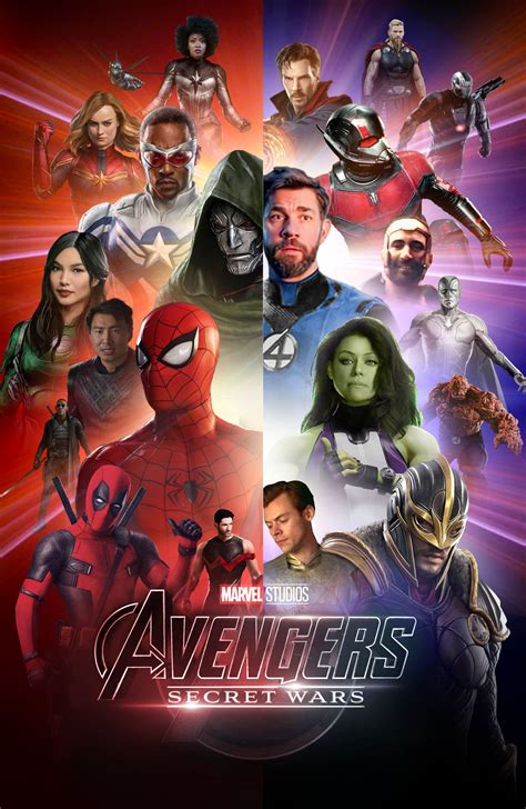 Avengers Secret Wars Poster By Super Frame On Deviantart