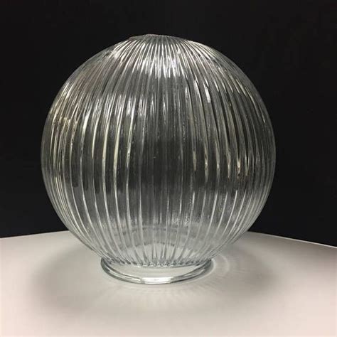 Clear Glass Globe Replacement Light Fixture Cover For Ceiling Sconce Or Swag Small Vertical