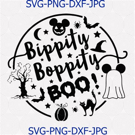 Download Halloween Bippity Boppity Boo SVG, Mickey Halloween SVG ...