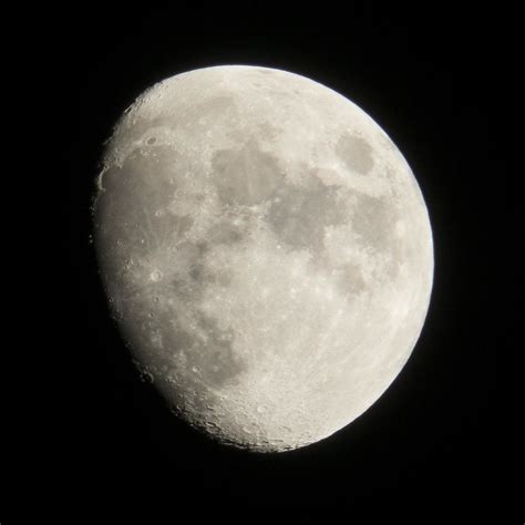 Waxing Gibbous Moon Another Shot Of The Moon With My Prinz Flickr