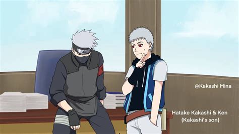 Hatake Kakashi And His Son Kakashi Naruto Kakashi Sensei