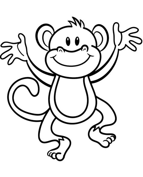 Malowanka Małpka Do Wydrukowania Kolorowanki Zwierzęta Małpa