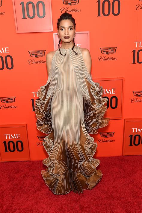 indya moore s naked dress at the time 100 gala is an actual work of art top news wood