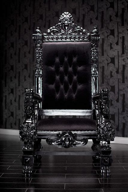 4061 Black Lacquer Baroque Throne Chair Throne Chair King Chair