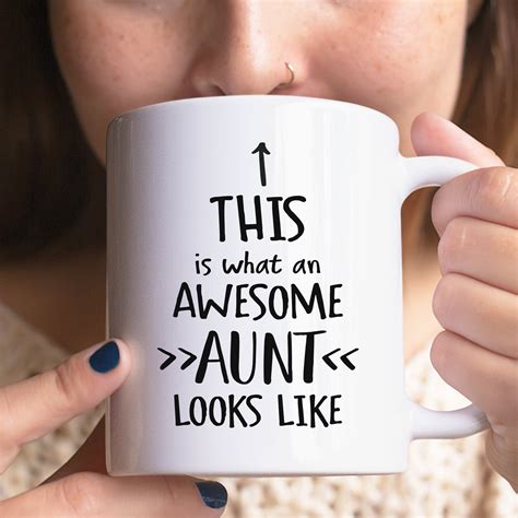 This Is What An Awesome Aunt Looks Like Funny Mug Aunt Gift Etsy