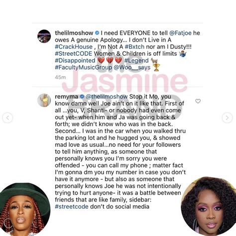 Lil Mo Demands Genuine Apology From Fat Joe For Calling Her A Dusty