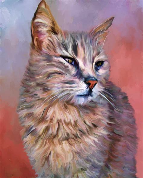 Cat Paintings A Painted Pet Custom Pet Paintings