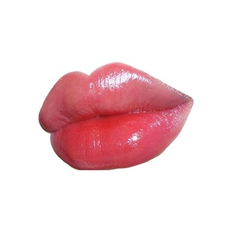 Red Pink Lips Polyvore Moodboard Filler Mouth Linda Hallberg Beauty