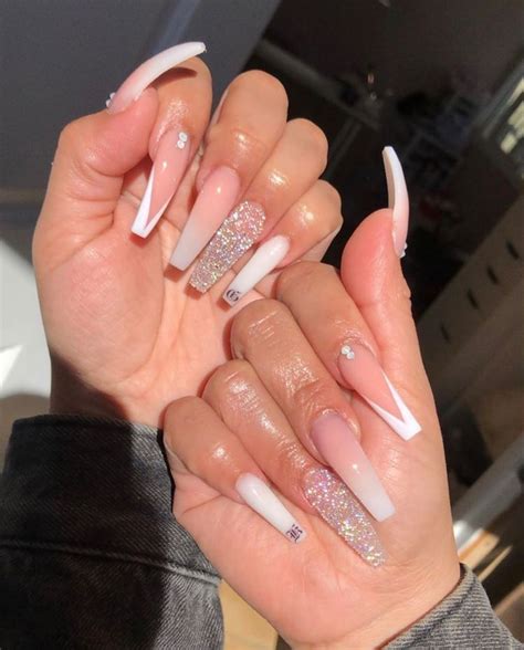 Pin By Noni🧸 On Spoilt In 2020 Long Acrylic Nails Coffin White