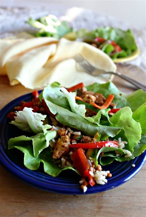 Asian Chicken Lettuce Wraps Simple And Savory