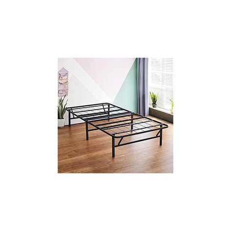 olee sleep 14 inch foldable dura metal platform bed frame twin universe furniture