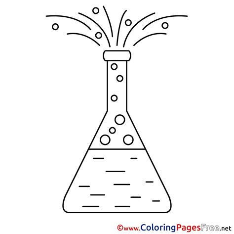 Chemistry Coloring Drawing Mc Project Square Printable Getcolorings