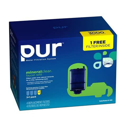 Pur 4 Pack Faucet Mount Replacement Filter In The Replacement Water