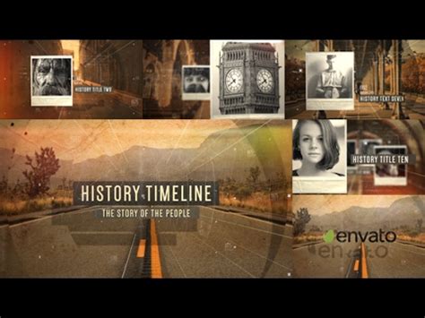 Browse over thousands of templates that are compatible with after effects, premiere pro, photoshop, sony vegas, cinema 4d, blender, final cut pro, filmora, panzoid, avee player, kinemaster, no software After Effects Template: History Timeline Opener - YouTube
