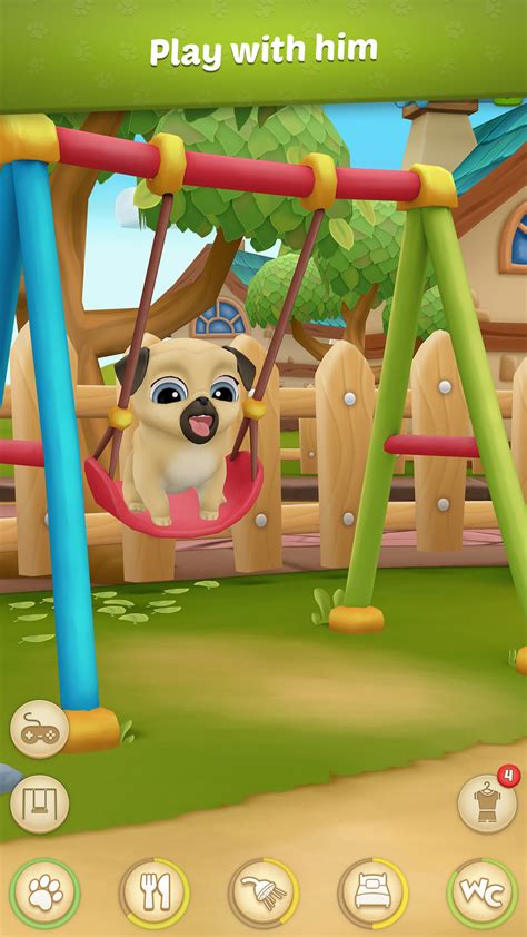 My Virtual Pet Dog Louie The Pug Uk Apps And Games
