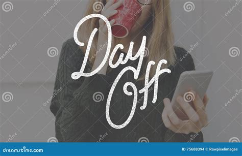 Holiday Day Off Carefree Relaxation Vacation Concept Stock Photo