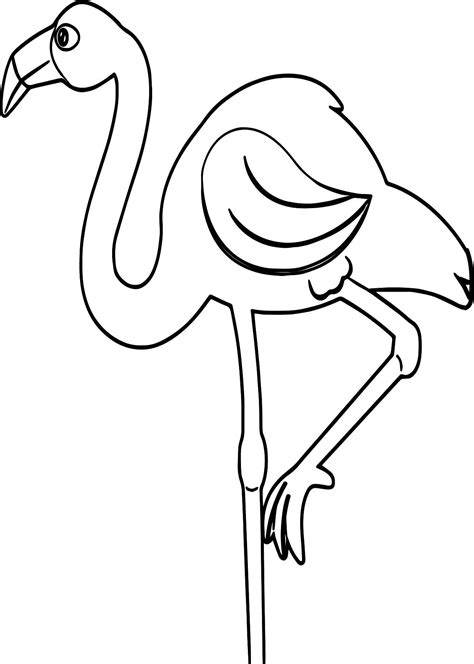 Flamingo Coloring Pages Printable Printable Templates